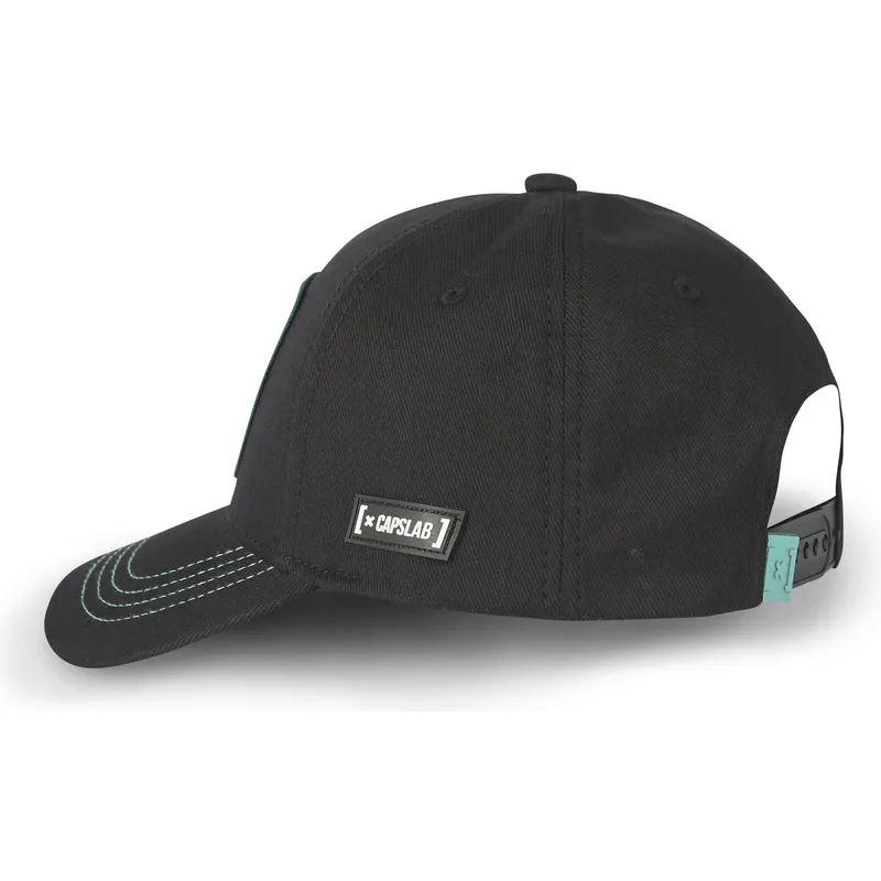 sort-snapback-kasket-med-buet-skygge-snoopy-nu1-peanuts-fra-capslab