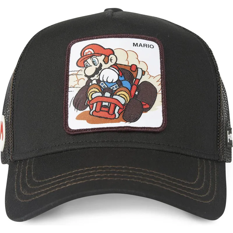 kasketter-buet-sort-snapback-mario-super-mario-bros-af-capslab kasketter-buet-sort-snapback-mario-super-mario-bros-af-capslab