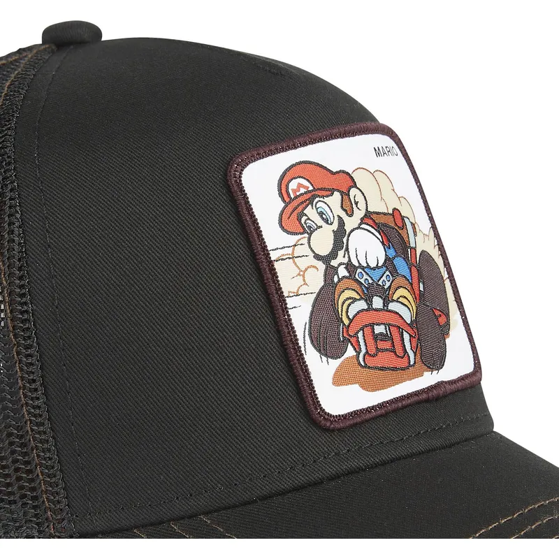 kasketter-buet-sort-snapback-mario-super-mario-bros-af-capslab kasketter-buet-sort-snapback-mario-super-mario-bros-af-capslab