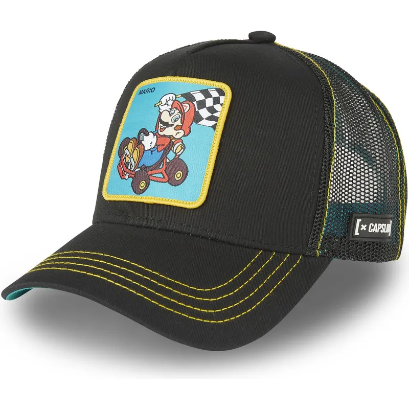 kasketter-buet-sort-snapback-mario-super-mario-bros-af-capslab