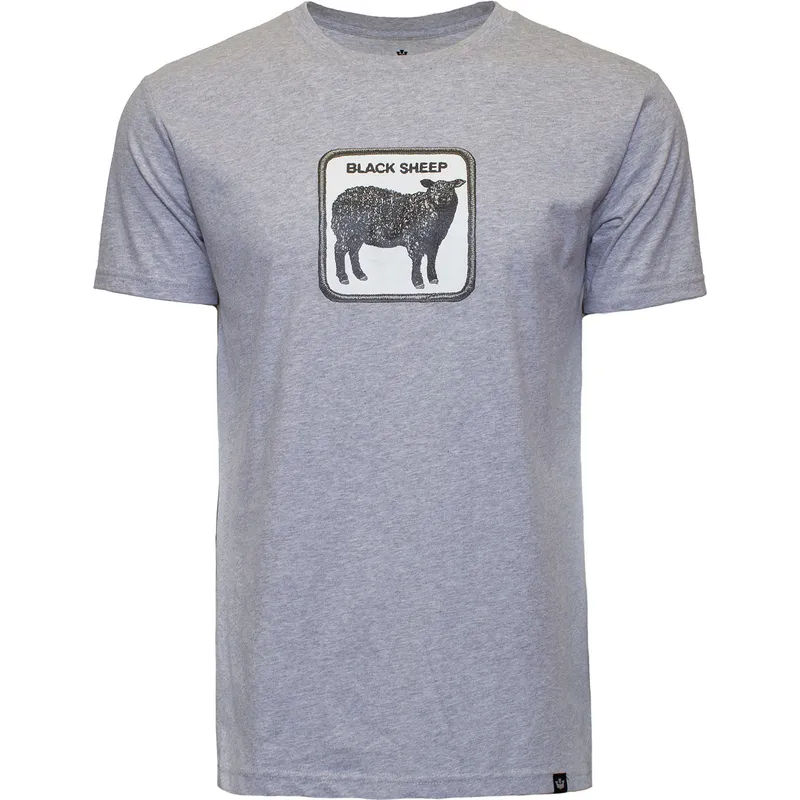 t-shirt-kort-aerme-gra-fra-camiseta-manga-corta-gris-oveja-black-sheep-outcast-the-farm-the-farm-af-goorin-bros t-shirt-kort-aerme-gra-fra-camiseta-manga-corta-gris-oveja-black-sheep-outcast-the-farm-the-farm-af-goorin-bros