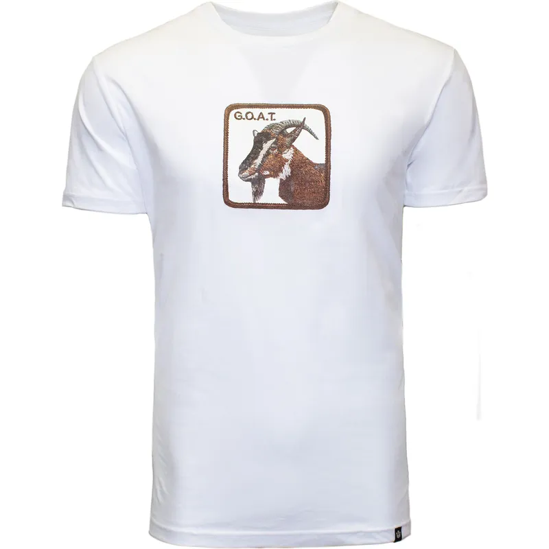t-shirt-kort-aerme-hvid-fra-camiseta-manga-corta-blanca-cabra-goat-flat-hand-the-farm-the-farm-af-goorin-bros