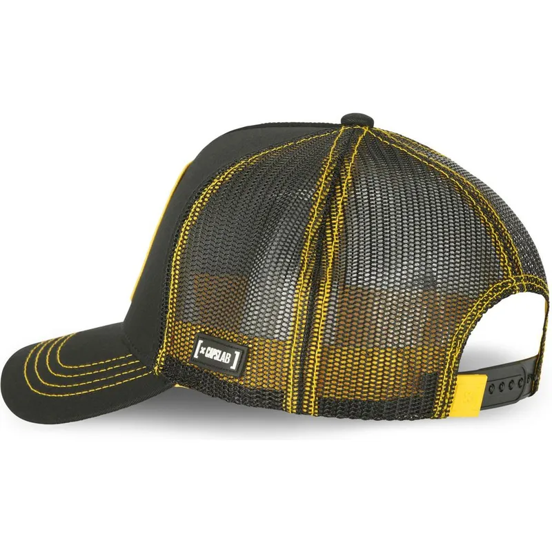 kasketter-buet-sort-snapback-snoopy-jordnodder-af-capslab