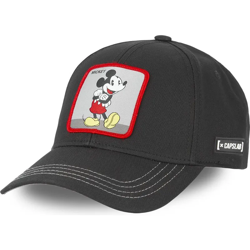 kasketter-buet-sort-justerbar-rem-mickey-mouse-disney-af-capslab kasketter-buet-sort-justerbar-rem-mickey-mouse-disney-af-capslab