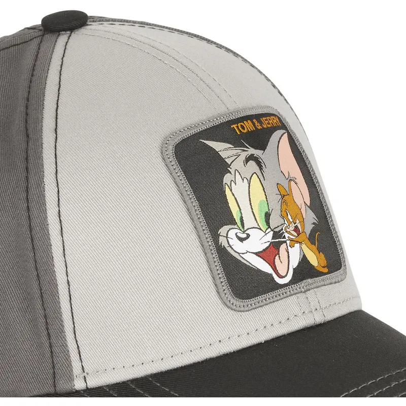 gra-justerbar-curved-cap-tom-og-jerry-tj4-looney-tunes-fra-capslab