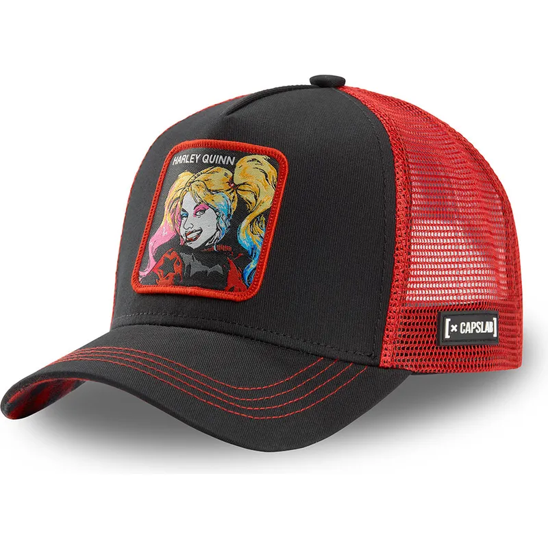 kasketter-buet-sort-snapback-harley-quinn-dc-comics-af-capslab kasketter-buet-sort-snapback-harley-quinn-dc-comics-af-capslab
