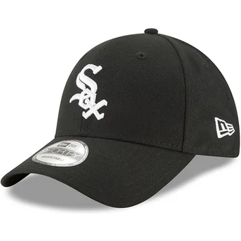 Justerbar sort kurvet kasket 9FORTY The League fra Chicago White Sox MLB fra New Era