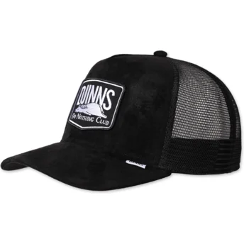 Sort trucker-kasket Do Nothing Club HFT DNC 3.0 Hairy Suede fra Djinns