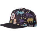 gepard-linen-djinns-sort-flad-snapback-kasket