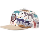 djinns-flat-brim-gepard-linen-beige-snapback-cap