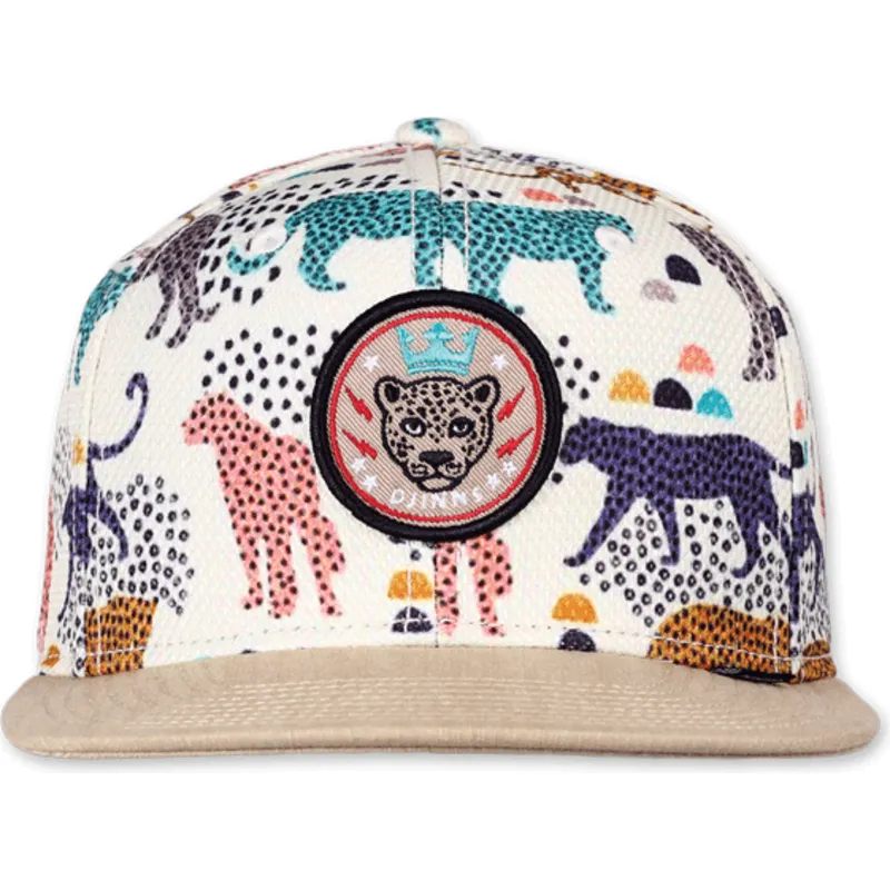 kasketter-flad-beige-snapback-af-djinns