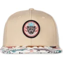 kasketter-flad-beige-snapback-af-djinns