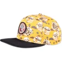 kasketter-flad-gul-snapback-af-djinns