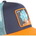 trucker-kasket-marinebla-og-orange-son-goku-super-saiyan-blue-cas-gok2-dragon-ball-fra-capslab