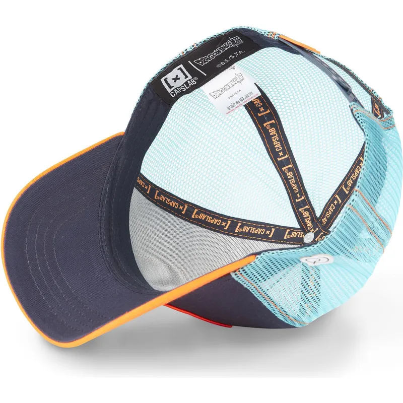 trucker-kasket-marinebla-og-orange-son-goku-super-saiyan-blue-cas-gok2-dragon-ball-fra-capslab