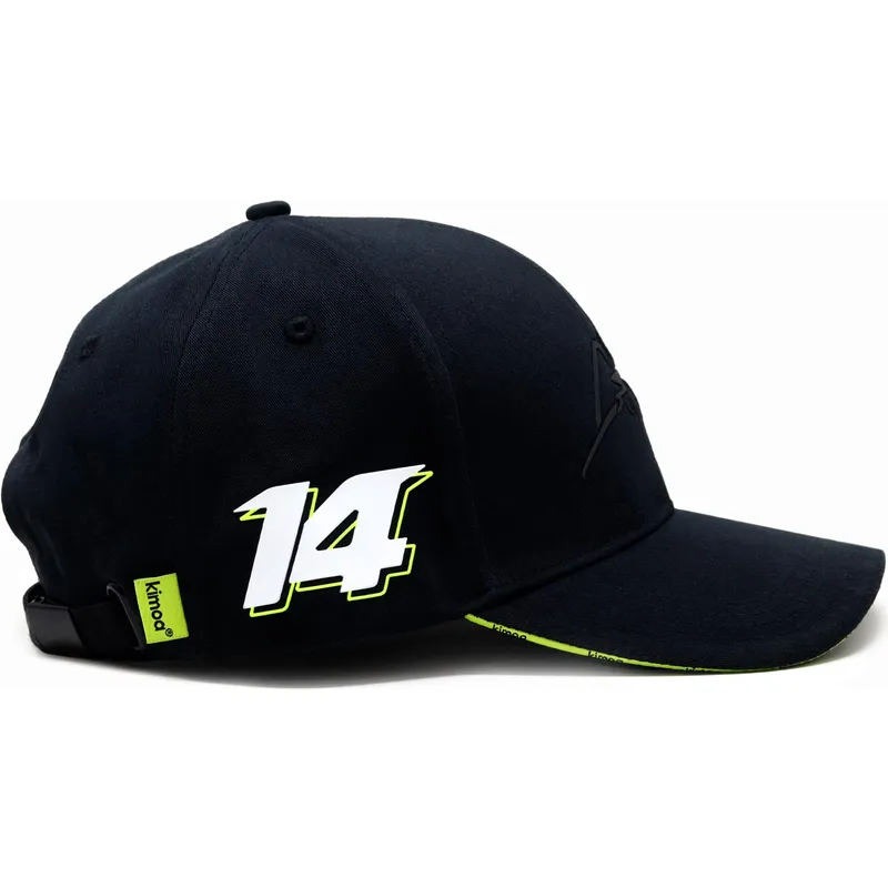 kasketter-buet-sort-justerbar-rem-fernando-alonso-fra-aston-martin-formula-1-af-kimoa