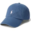 polo-ralph-lauren-curved-brim-pink-logo-cotton-chino-classic-sport-navy-blue-adjustable-cap