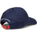 kasketter-buet-marinebla-justerbar-rem-af-polo-ralph-lauren