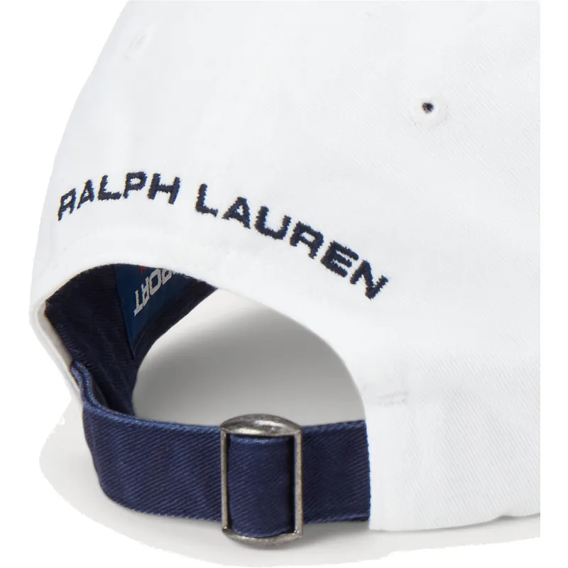 kasketter-buet-hvid-justerbar-rem-af-polo-ralph-lauren