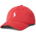 kasketter-buet-rod-snapback-af-polo-ralph-lauren