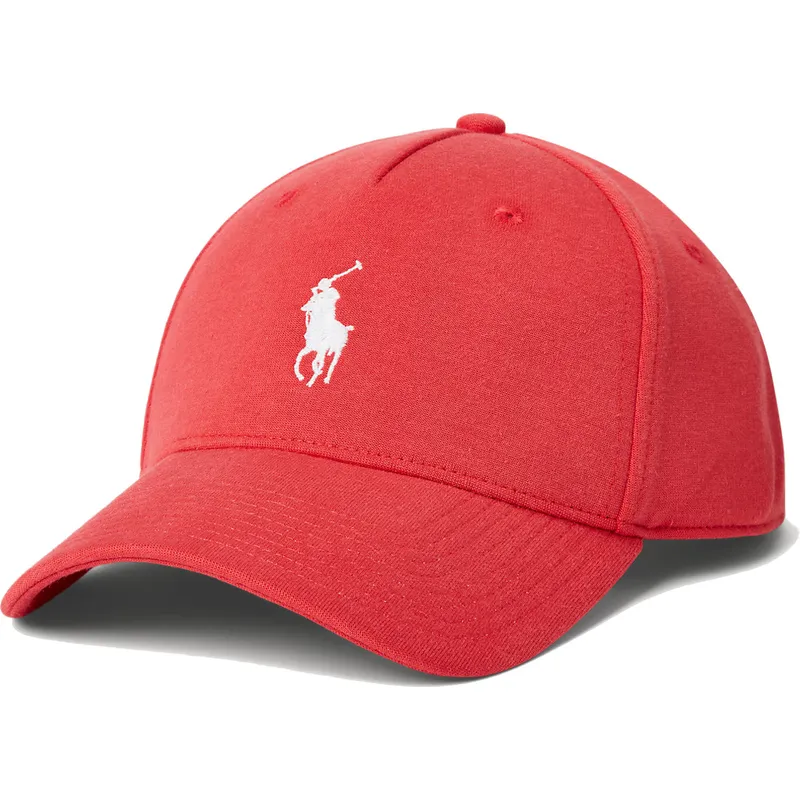 kasketter-buet-rod-snapback-af-polo-ralph-lauren
