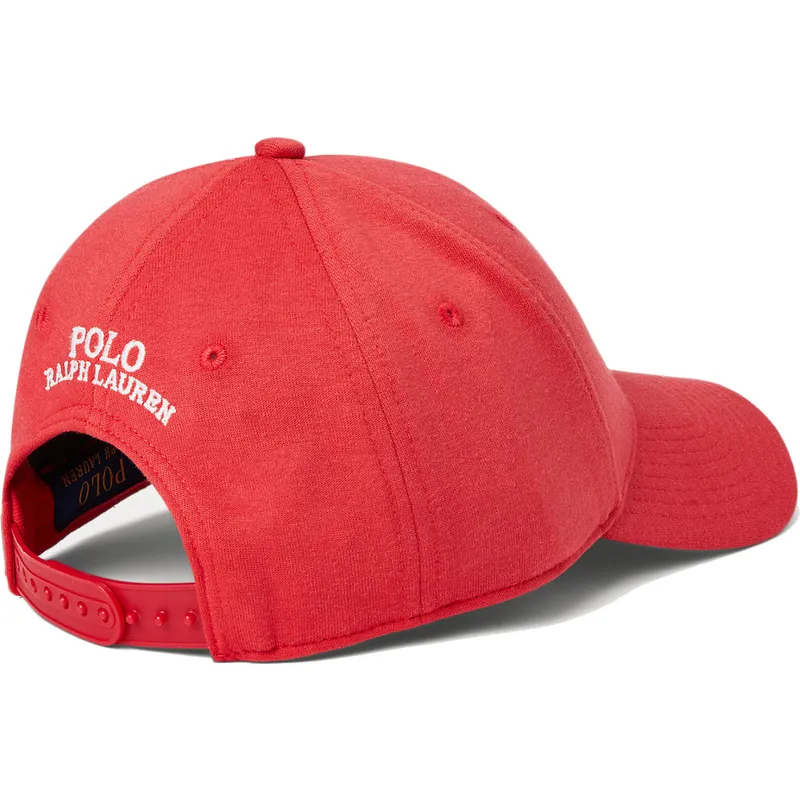 kasketter-buet-rod-snapback-af-polo-ralph-lauren