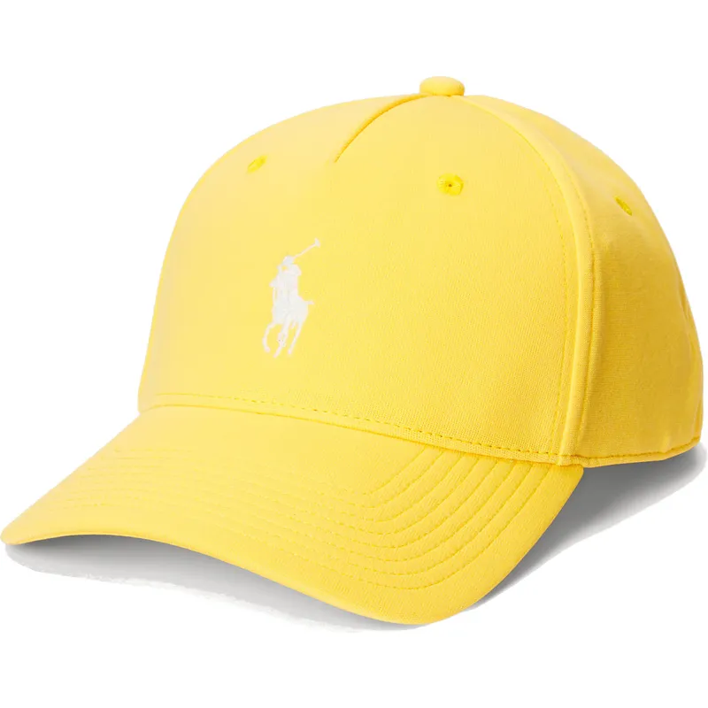 kasketter-buet-gul-snapback-af-polo-ralph-lauren