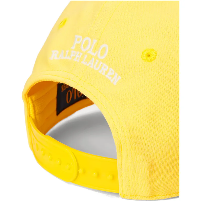 kasketter-buet-gul-snapback-af-polo-ralph-lauren