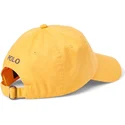 justerbar-gul-kasket-med-buet-skygge-og-blat-logo-cotton-chino-classic-sport-fra-polo-ralph-lauren