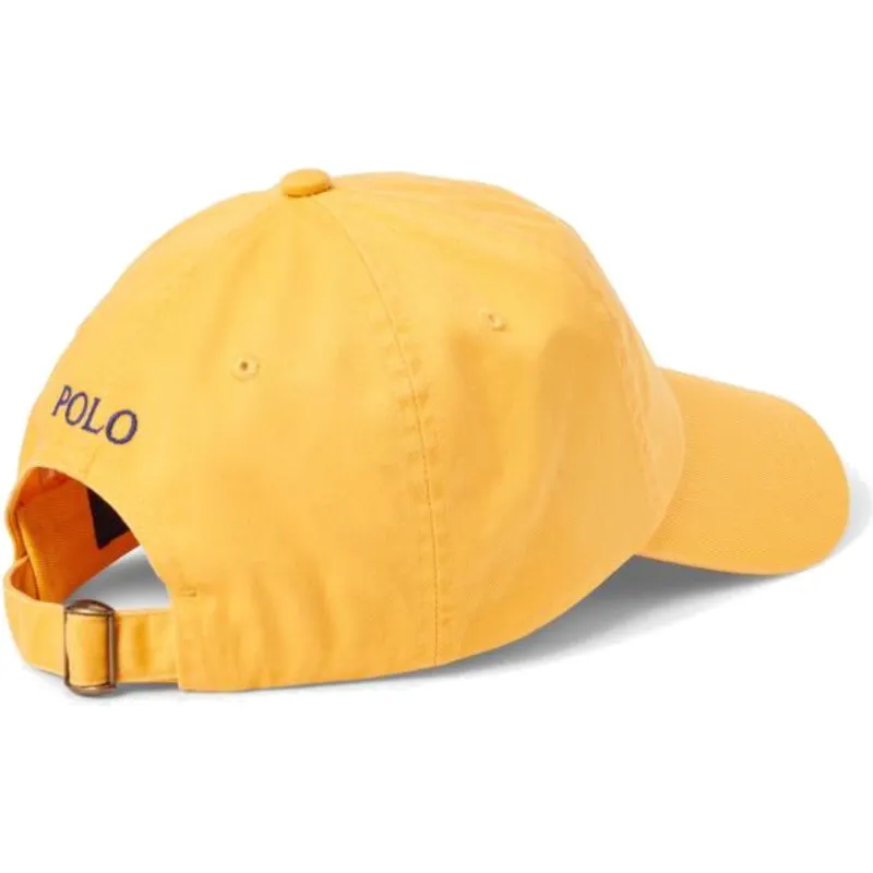 kasketter-buet-gul-justerbar-rem-af-polo-ralph-lauren kasketter-buet-gul-justerbar-rem-af-polo-ralph-lauren