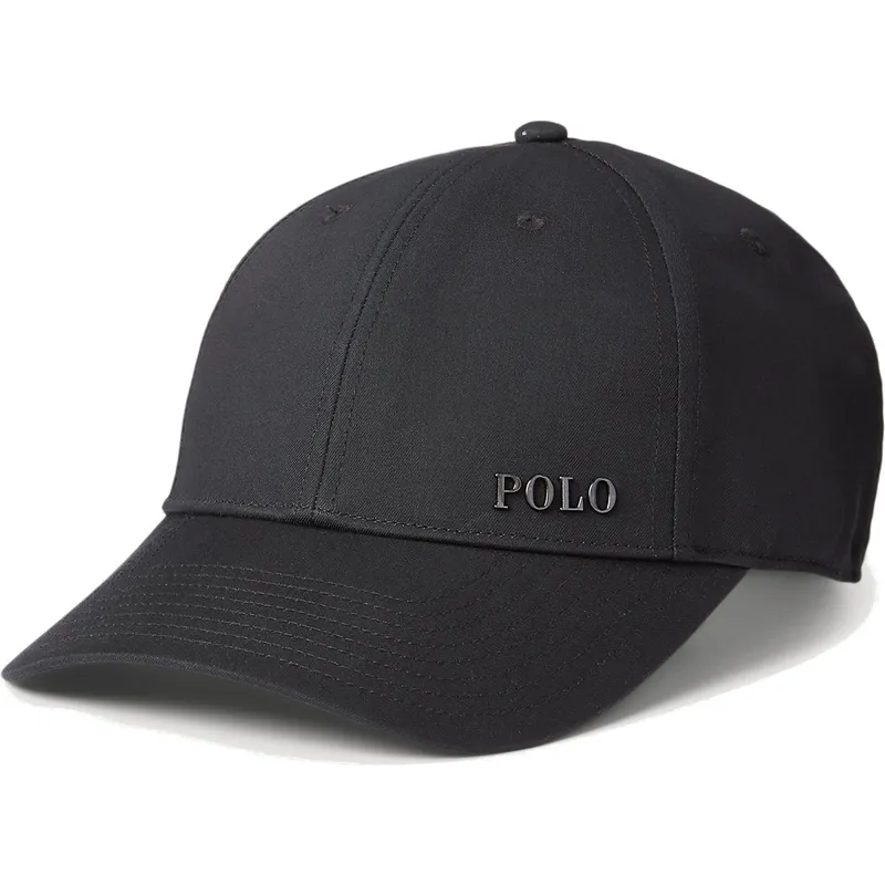 kasketter-buet-sort-justerbar-rem-af-polo-ralph-lauren