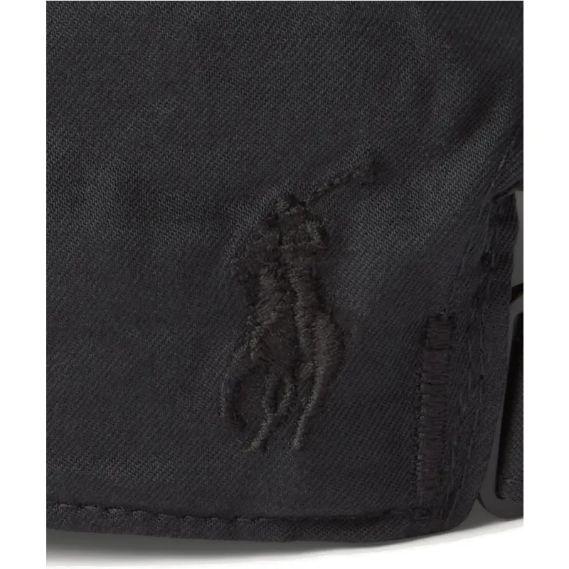 kasketter-buet-sort-justerbar-rem-af-polo-ralph-lauren