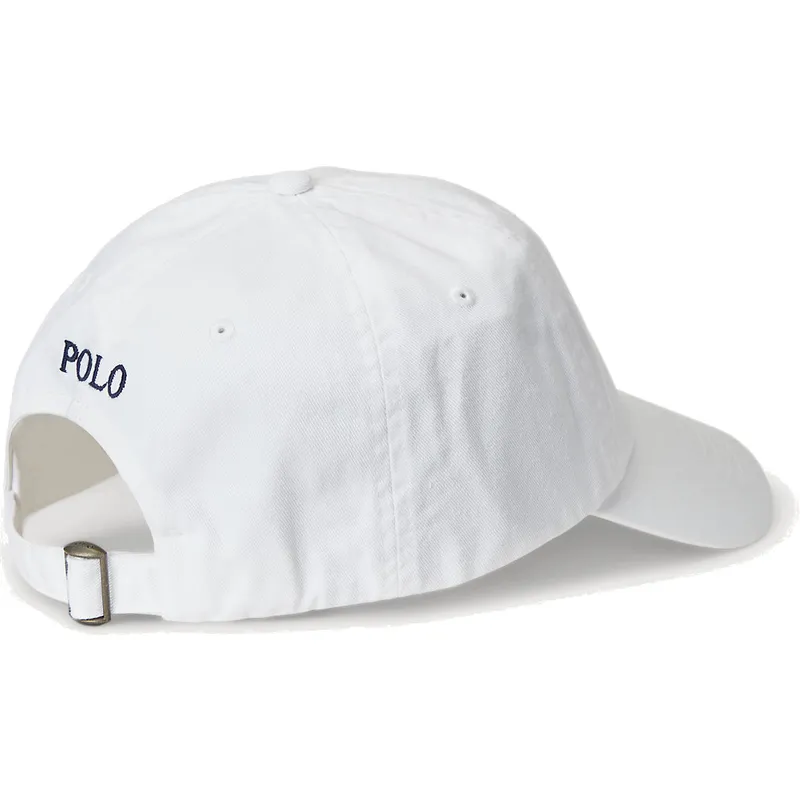 kasketter-buet-hvid-justerbar-rem-af-polo-ralph-lauren
