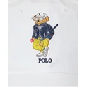 hvid-justerbar-buet-kasket-polo-bear-twill-fra-polo-ralph-lauren