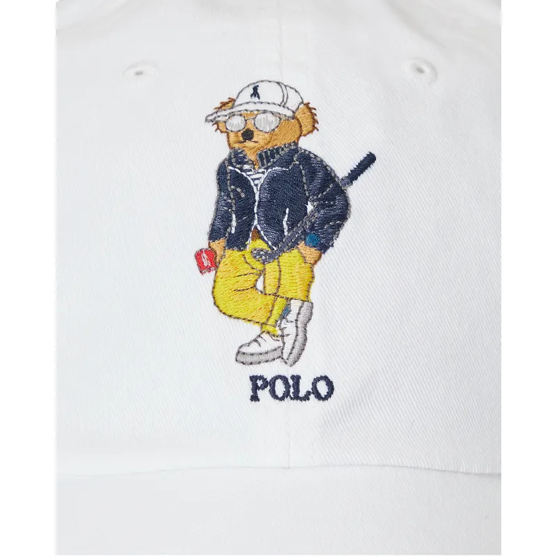 kasketter-buet-hvid-justerbar-rem-af-polo-ralph-lauren