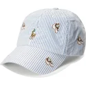 klassisk-sport-polo-ralph-lauren-justerbar-bla-og-hvid-buet-kasket