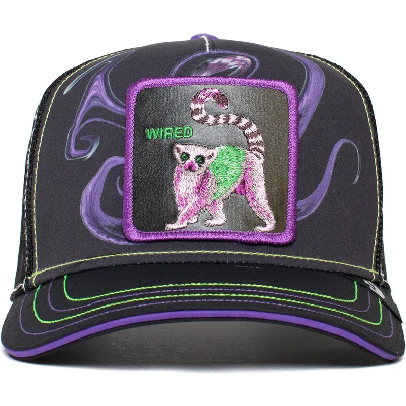 trucker-kasket-sort-lemur-wired-wwwiiired-this-is-the-drip-the-farm-fra-goorin-bros