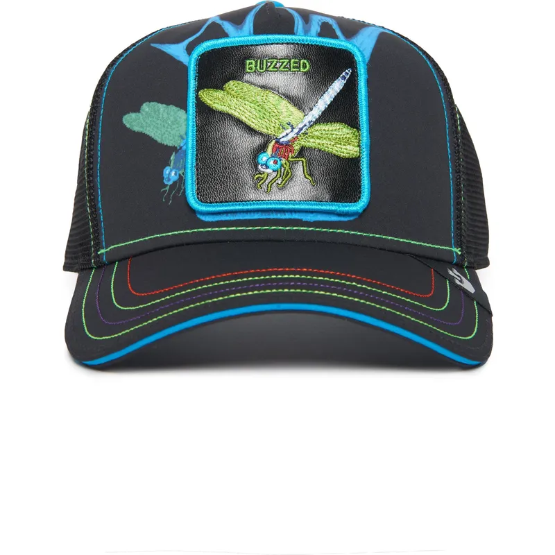 trucker-kasket-sort-guldsmed-buzzed-bbuzzzedd-this-is-the-drip-the-farm-fra-goorin-bros