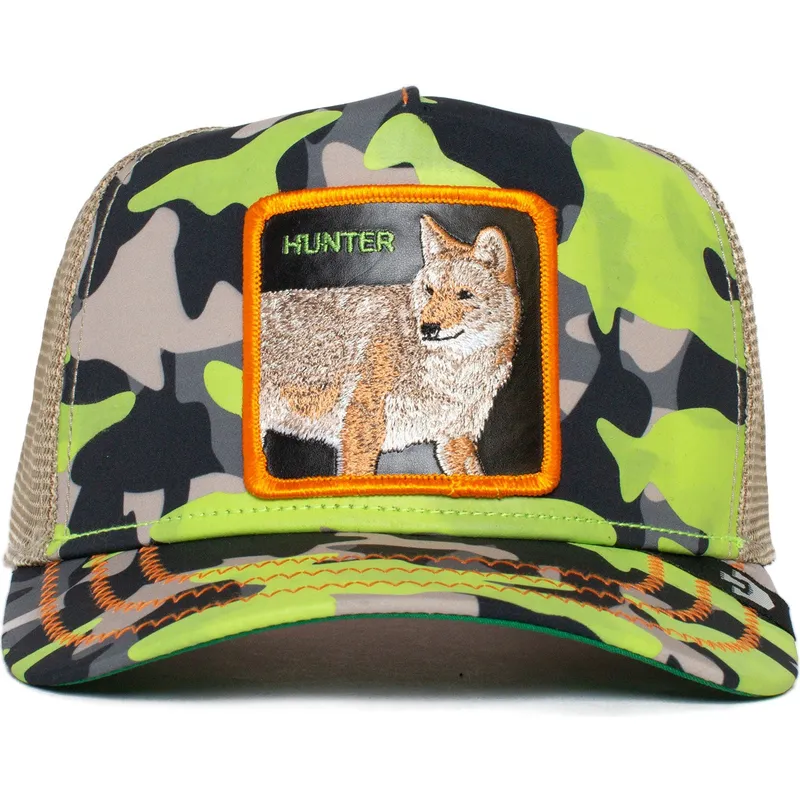trucker-kasket-gron-camouflage-ulv-hunter-el-sorro-dorado-the-farm-fra-goorin-bros