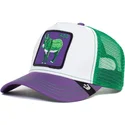 goorin-bros-hvid-gron-og-lilla-aesel-ass-donkey-trip-the-farm-trucker-kasket