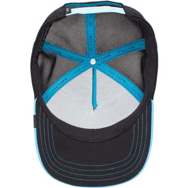 trucker-kasket-sort-og-bla-tiger-tiger-blue-streak-the-farm-fra-goorin-bros