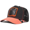 trucker-kasket-sort-og-rod-panter-black-panther-dark-shines-the-farm-fra-goorin-bros