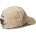 polo-ralph-lauren-curved-brim-blue-logo-cotton-chino-classic-sport-light-brown-adjustable-cap