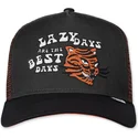 gorra-trucker-sort-lazy-tiger-hft-lazy-days-are-the-best-days-fra-djinns