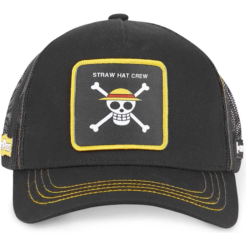 sort-trucker-kasket-straw-hat-pirates-one1-one-piece-fra-capslab