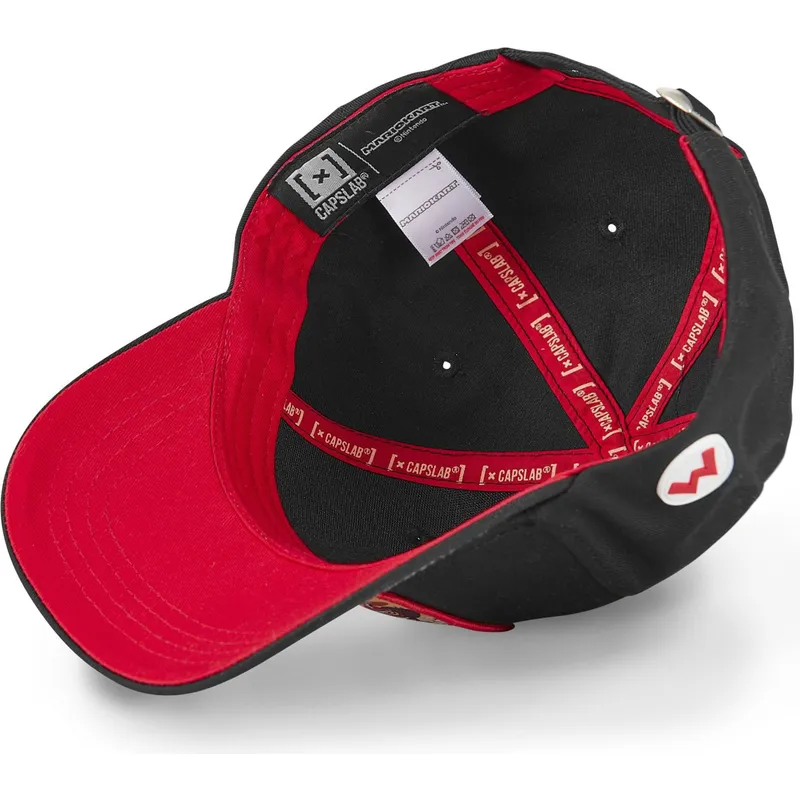 justerbar-sort-buet-kasket-mario-casb-cu1-super-mario-bros-fra-capslab