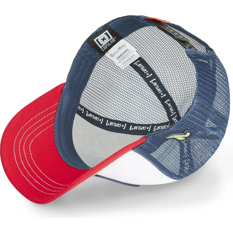 hvid-bla-og-rod-trucker-kasket-rick-og-morty-re4-rick-og-morty-fra-capslab