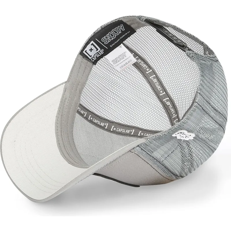 kasketter-buet-gra-snapback-snoopy-jordnodder-af-capslab