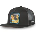 flad-trucker-kasket-sort-scooby-doo-sbd7-scooby-doo-fra-capslab