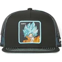 flad-trucker-kasket-sort-og-bla-son-goku-super-saiyan-blue-sa1-dragon-ball-fra-capslab